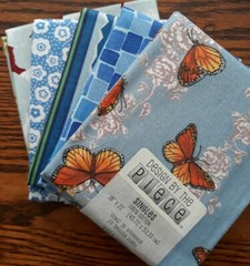 25 BLUES Designs by The Piece Fat Quarters