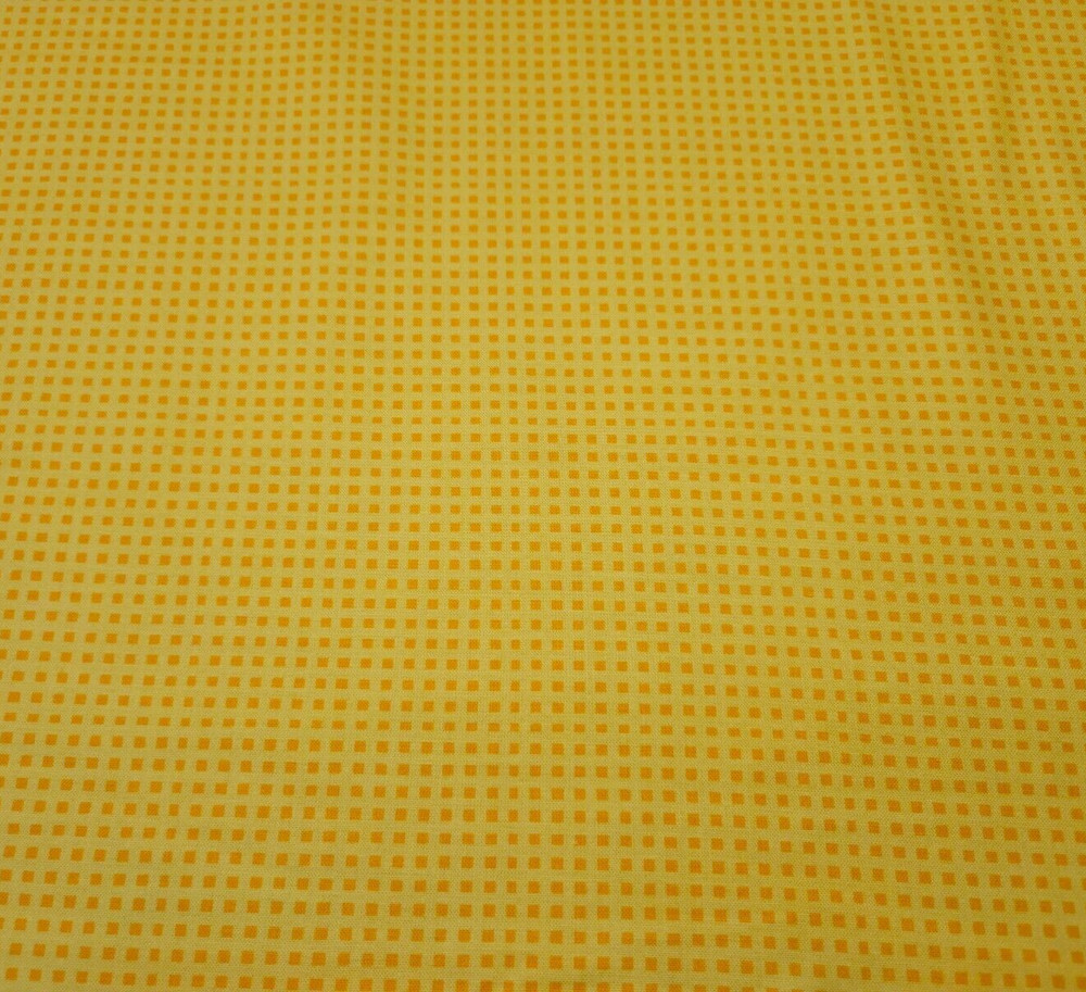 Baby Beluga BTY P&B Textiles Whale Yellow Orange Squares