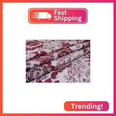 Indian Hand-Block Printed Jaipuri Flower Print Floral Ethnic Sanganer Kurti Prin