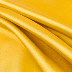 Payton GOLDEN YELLOW Faux Silk Minimal Stretch Charmeuse Satin Fabric by the Ya