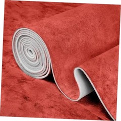 Red Suede Headliner Fabric, 120″ L60″ W, 120″ L60″ W Car Headliner