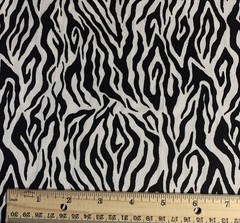Zebra Print Black & White Fabric“ The Wild Side” Dan Morris & Robert Kaufman BTY