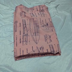 Sailing Racing Dinghy Blue Print Heavy Upholstery Fabric 38″ X 2.75 Yds READ