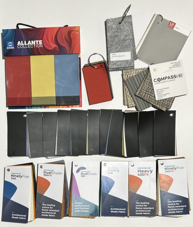 Fabric Pieces/Sample Size Swatches Mixed lot Sensory Texture Craft Project
