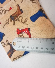 7 “Cowboy Up” Fabric Fat Quarters Cotton Boots Lariat Patrick Lose