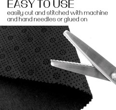 Black Tufting Backing Fabric 72×40” – Pack of 2 for Crafts & Home Decor