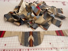 New Pendleton Wool blanket fabric remnants – Wyeth Trail – appx 3.4 lb.