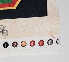 Joyful Noise Christmas Musical Individual Fabric Blocks 5 Tara Reed 9″Sq Cotton