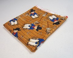 2 Pieces of Cowboy Fabric Flannel is 7/8 Yard Lightweight Denim is 3/4 Yard