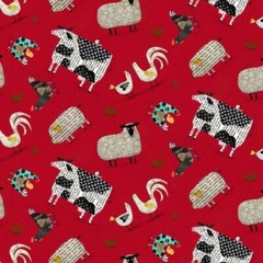 On The Farm By Contempo Studio – Red Animals #9450-10