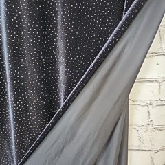 Unbranded 62 X 37 Inch Black Velvet Fabric Black Sparkle Piece Craft Sewing