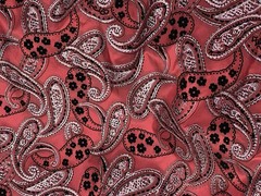 Red Black Silver Iridescent Metallic Velvet Taffeta Fabric 60” Width 1 Yard