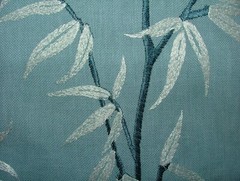 120cm iLiv Sumi Delft Blue Embroidered Fabric Curtain Upholstery Cushion