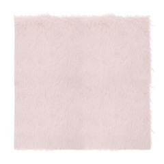 30″x30″ Pale Pink Faux Fur Square Fabric for Crafts, Gnomes, Animal Costumes