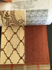 HIGHLAND COURT 52 pcs Global Collection Mulberry/Saffron Fabric Sample Book