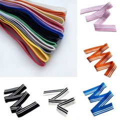 Cotton Knitting T shirt Collar V-neck Cuff Thread Thin Rib Fabric Shirt Clothes