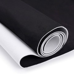 96” Suede Headliner Fabric 60″W Car Roof Liner Replacement Foam Back Black US