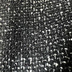 Vitale Barberis Canonico VINTAGE Fabric 1.60m – Wool Cotton Nylon – Black White