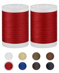 330 Yards FIVEIZERO Extra Strong Upholstery Thread,Red Bonded Nylon Red