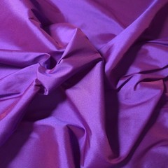 Purple Red Pink Light Weight Crisp Faux Silk Taffeta Fabric 58″ By The Yard