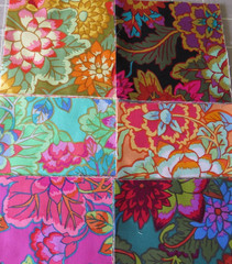 Kaffe Fassett CLOISONNE 6.5 inch squares GP46 original issue, 5 of each