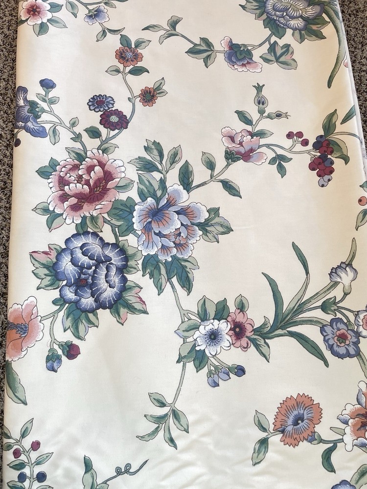 Margin Designs Fabric Jacobean Chintz Floral 6.75 Yards x 53″ Satin Feel