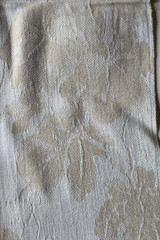Ralph Lauren Marret Damask Oyster Designer Fabric Remnant 24″x24″
