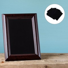 10Pcs Self Adhesive Black Flocking Cloth Reusable Liner for Counter Display