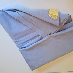 BLUE Microfiber Microsuede Fabric 44″ x 49″ + 6″ x 38″ Bonus Piece Attached