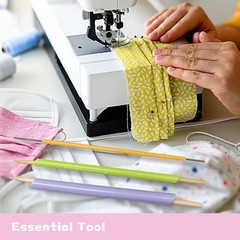Quick Turn Fabric Set, 3pcs Assorted Sizes Tube Turners for Sewing Threading …