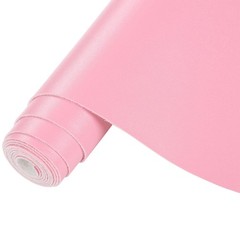 Solid Color Pink Faux Leather Sheets 13.8″X53″ Smooth PU Synthetic Leather Ro…