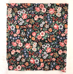 New Jo-Ann Fabrics Fat Quarter Multicolor Floral 100% Cotton Crafts Quilt Sewing
