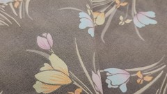 Vintage Fabric * Tulips * 100% Cotton – 116″ x 45″ House ‘ n Home Fabrics 1983