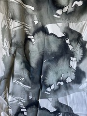 3 Yds IKEA NATTGLIM by MARTIN BERGSTOM 2015 DRAMATIC Print Canvas Cotton Fabric