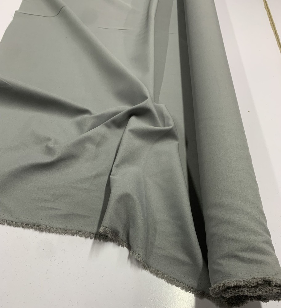 MILITARY-GRADE POLY/VISCOSE SUITING FABRIC : PEWTER GREY : $ PER METRE – #ST-04