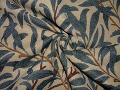 William Morris Tapestry Fabric Willow Bough Blue Curtain Upholstery 15 Metres
