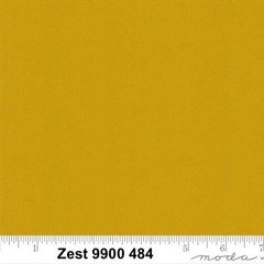 MODA Bella Solid 100% USA cotton fabric by the yard ZEST YELLOW (dull) 9900 484