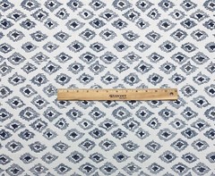 BALLARD DESIGNS IKAT CORNFLOWER BLUE SUNBRELLA PERFORMANCE BY THE YARD 54″W