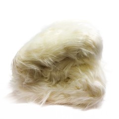 Shason Textile (2 Yards Cut) Luxury Faux Fur Polar Bear – Long Pile, Ivory