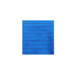 Vintage Blue 100% Pure Silk Handloom Sari Remnant 4YD Craft Fabric Silk Scrap