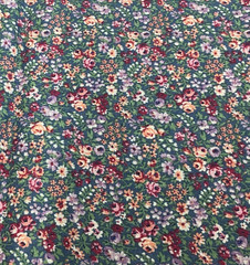 CONCORD FABRICS – MULTI-COLOR MINI FLORAL BY JOAN KESSLER- 1/2 YARD