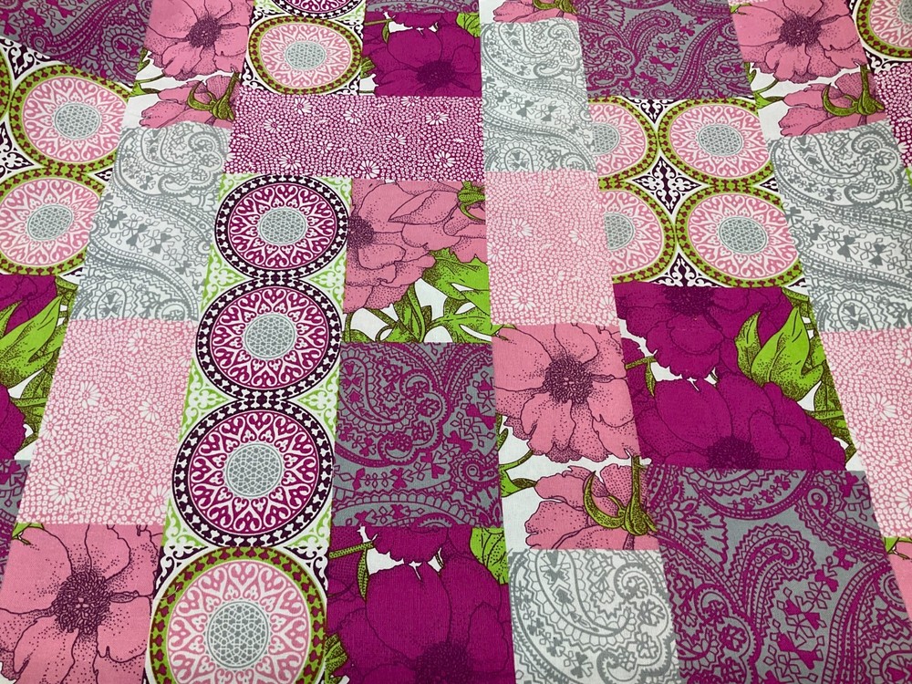 BROTHER SISTER DESIGN #B52-FLORA-P01-PATCHWORK (2012)- BY THE YARD