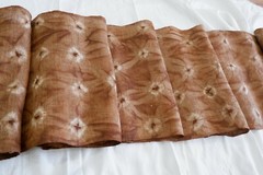 HMONG Hand Woven Vintage Hemp Fabric Soft Cool Hill Tribe Nature