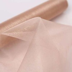 Nude CHIFFON FABRIC 12″ x 10 yards Bolt Crafts Sewing Put-up Wedding Party SALE