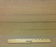 RICHLOOM MONTESSORI BISQUE ZIG ZAG CHENILLE TAN HEAVY FABRIC BY THE YARD 56″W