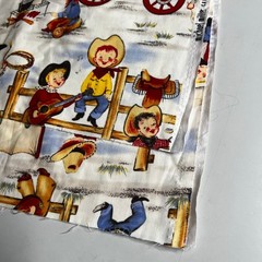 Michael Miller Lil Cowpokes Vintage Style Western Cowboy Cotton Fabric 71×45