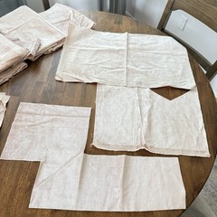 Vintage Velvet Stria Fabric Remnants Champagne Blush Pink Upholstery Lot 3.5 Lb