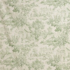 Toile de Jouy Various Colors by the Metre | Height 280cm | 100% Cotton