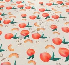 Peachcrush Waterproof PU Coated Polyester Fabric 150x90cm Craft Sewing Material