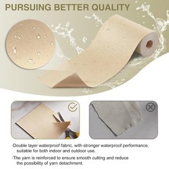 Canvas Waterproofing Repair Tape 4×70 Khaki Self Adhesive Fabric Restoration